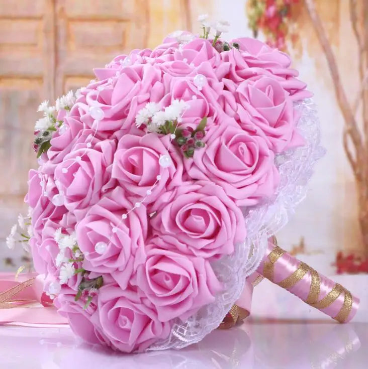 Handmade Wedding Bouquets Bridal Flower Wedding buque casamento Wedding Flowers Bridal Bouquet Good Vibrations