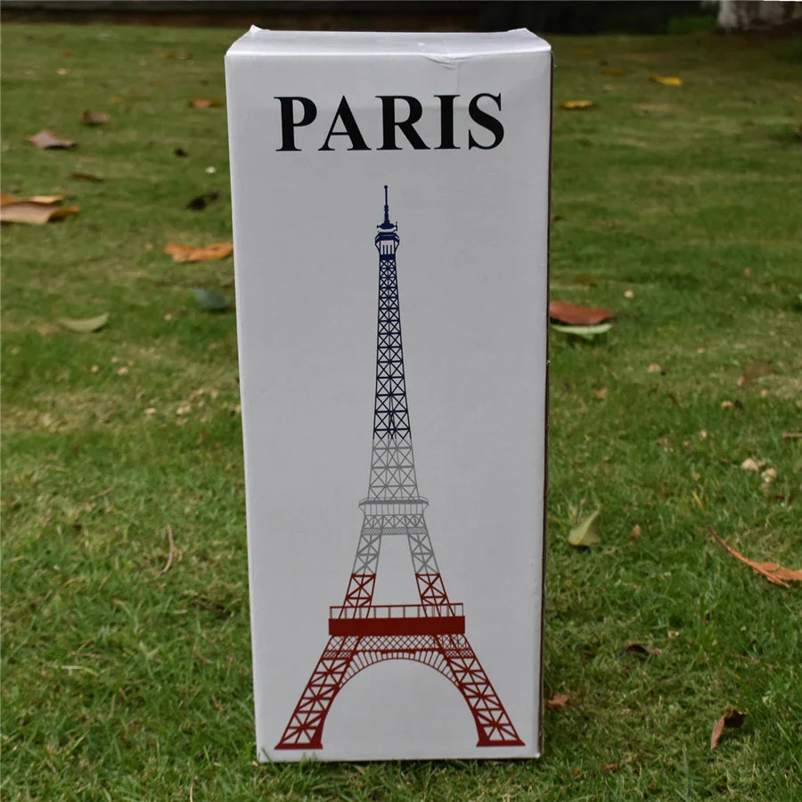 Packaging for Paris Tower Shisha Hookah featuring Eiffel Tower design on grassy background.