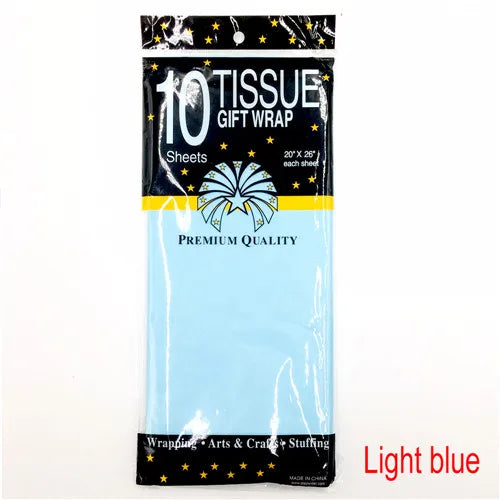 10 Sheets 50*66cm Tissue Paper DIY Handmade Craft Paper Flowers Gift Packing Wedding Festive & Party Home Decoration Supplies Good Vibrations