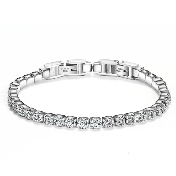 Fashion Jewelry Woman Bracelet Wristband Crystal Bracelets Gifts Jewelry Accessories Stainless Steel Fantastic Wristlet Trinket Good Vibrations