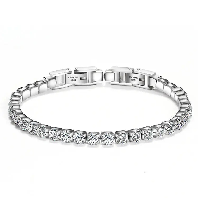 Fashion Jewelry Woman Bracelet Wristband Crystal Bracelets Gifts Jewelry Accessories Stainless Steel Fantastic Wristlet Trinket Good Vibrations