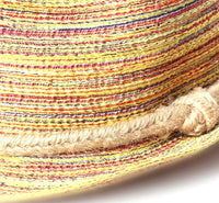 Summer Hats for Women Men Bow Straw Hats Beach Jazz Panama Cape Boat Hat Women Bohemia Travel bone Good Vibrations