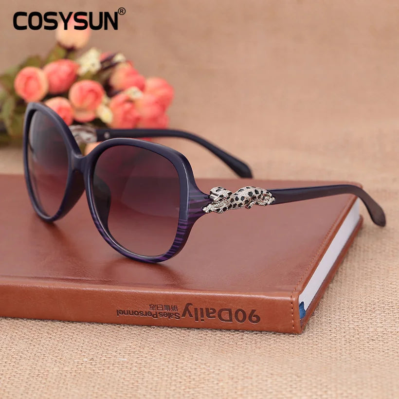 2024 COSYSUN Brand Leopard Sunglasses Women sun glasses Women Brand designer Women Sunglasses Luxury Sunglasses Women Eyewear Good Vibrations