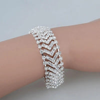 women's Bracelet Elegant Rhinestone Crystal Chain Female Jewelry Accessories Good Vibrations