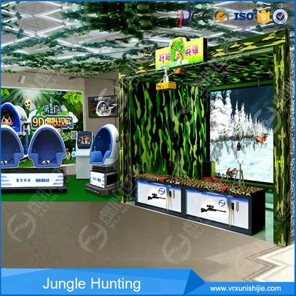 Indoor 3D VR Hunting Simulator Arcade Gun Shooting Game for Garden or Playhouse Earn Money Amusement Park Equipment Good Vibrations