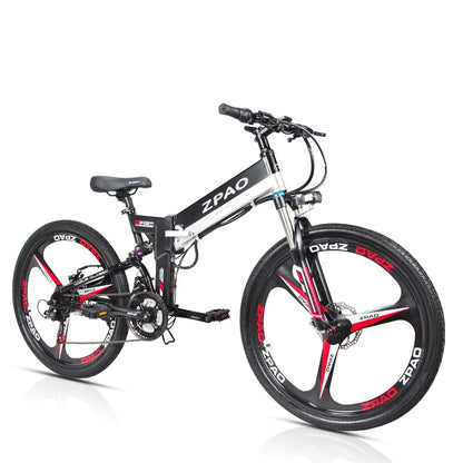 2019 Aluminum Alloy Frame Folding Electric Bike 48V 10.4AH Lithium Battery 350W 3*7 Speed Fashionable Cheap Electric Bicycle Good Vibrations