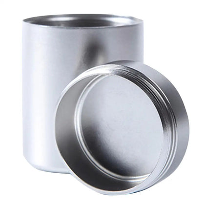80ml Metal Aluminum Sealed Cans Portable Travel Tea Caddy Airtight Smell Proof Container Stash Jar GOOD Vibrations Adult Super Store