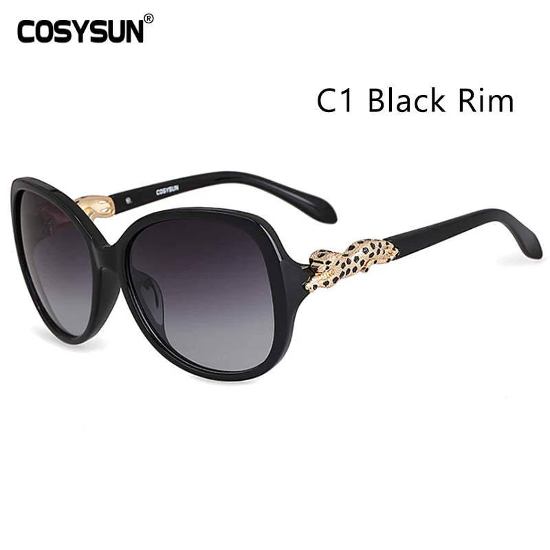 2024 COSYSUN Brand Leopard Sunglasses Women sun glasses Women Brand designer Women Sunglasses Luxury Sunglasses Women Eyewear Good Vibrations