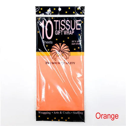 10 Sheets 50*66cm Tissue Paper DIY Handmade Craft Paper Flowers Gift Packing Wedding Festive & Party Home Decoration Supplies Good Vibrations