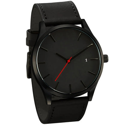 Relogio Masculino Sports Men's Wristwatches Leather Male Clock Minimalistic Watches Famle Quartz Simple Designer Reloj Hombre Good Vibrations