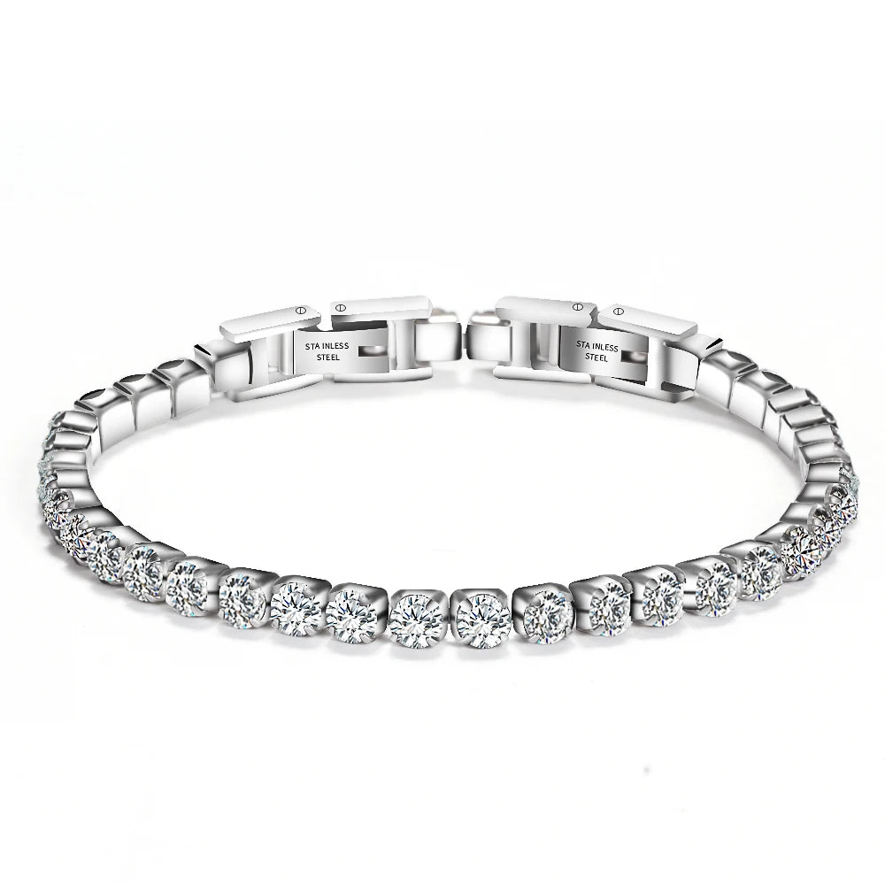 Fashion Jewelry Woman Bracelet Wristband Crystal Bracelets Gifts Jewelry Accessories Stainless Steel Fantastic Wristlet Trinket Good Vibrations