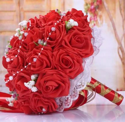 Handmade Wedding Bouquets Bridal Flower Wedding buque casamento Wedding Flowers Bridal Bouquet Good Vibrations