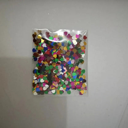 Chicnlife 1000pcs/lot Wedding Stars Heart Confetti Wedding Party Decorative Confetti Wedding Table Decor Birthday Party Decor Good Vibrations