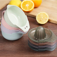 Kitchen Gadgets Free Wheat Fiber Baby Fruit Puree Maker Citrus Hand Press Mini Orange Manual Juicer Plastic Lemon Lime Squeezer Good Vibrations