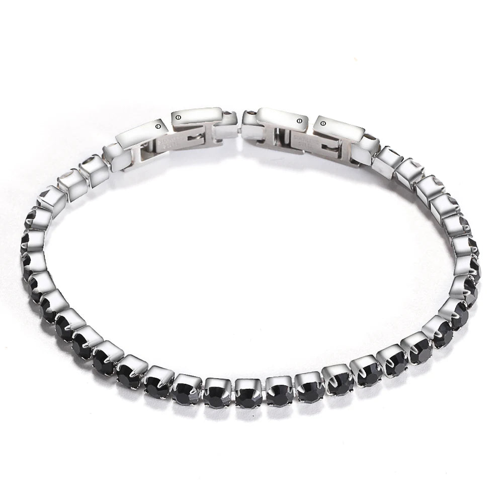 Fashion Jewelry Woman Bracelet Wristband Crystal Bracelets Gifts Jewelry Accessories Stainless Steel Fantastic Wristlet Trinket Good Vibrations