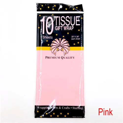 10 Sheets 50*66cm Tissue Paper DIY Handmade Craft Paper Flowers Gift Packing Wedding Festive & Party Home Decoration Supplies Good Vibrations