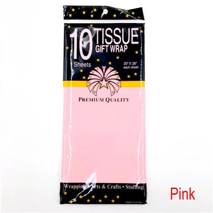 10 Sheets 50*66cm Tissue Paper DIY Handmade Craft Paper Flowers Gift Packing Wedding Festive & Party Home Decoration Supplies Good Vibrations