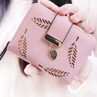 Women's PU Leather Wallet Purse Female Small Walet Portomonee Lady Short Money Bag Good Vibrations