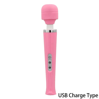 Powerful 10 Speeds Big Vibrator Magic Wand Body Massager Clitoris Stimulator Sex Toy for Women Adults 18 Female Masturbator Shop GOOD Vibrations
