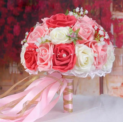 Handmade Wedding Bouquets Bridal Flower Wedding buque casamento Wedding Flowers Bridal Bouquet Good Vibrations