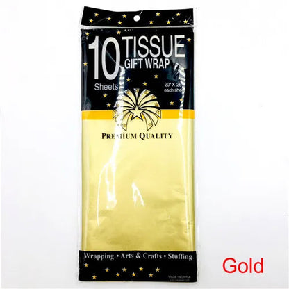 10 Sheets 50*66cm Tissue Paper DIY Handmade Craft Paper Flowers Gift Packing Wedding Festive & Party Home Decoration Supplies Good Vibrations