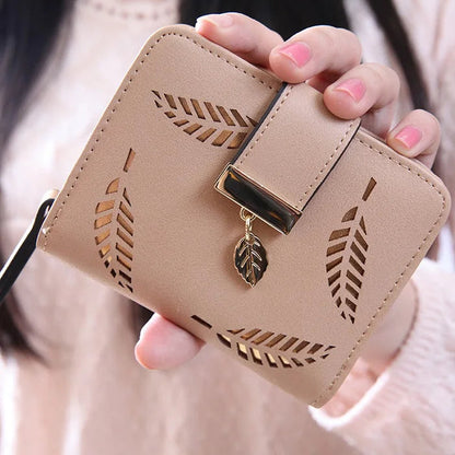 Women's PU Leather Wallet Purse Female Small Walet Portomonee Lady Short Money Bag Good Vibrations
