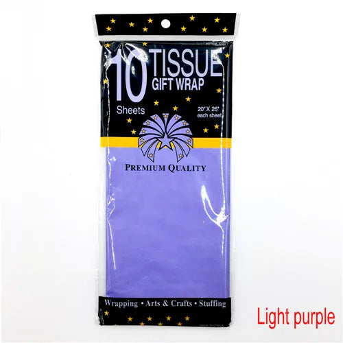 10 Sheets 50*66cm Tissue Paper DIY Handmade Craft Paper Flowers Gift Packing Wedding Festive & Party Home Decoration Supplies Good Vibrations
