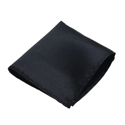 HUISHI Solid Handkerchief Vintage Fashion Party Pocket Hanky For Suit Men's Handkerchief Groomsmen Pocket Square Hanker Good Vibrations