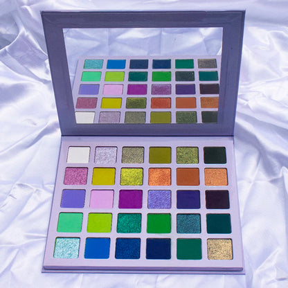 Wholesale High Pigment Creamy Buttery 30 Colors Eye Shadow Palette Makeup With Private Label Good Vibrations