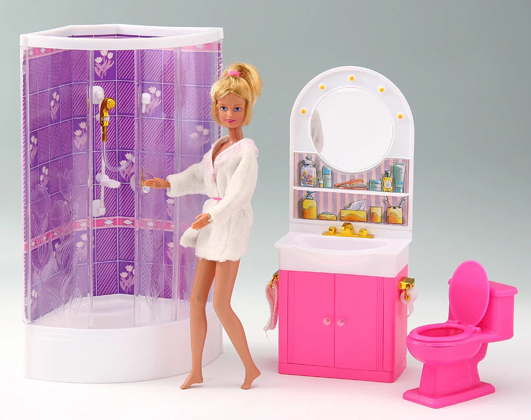 Accessories for 30cm bjd dolls  teacher classroom school kitchen for 30cm furniture pool Wardrobe closet bed bathtub bathroom Good Vibrations