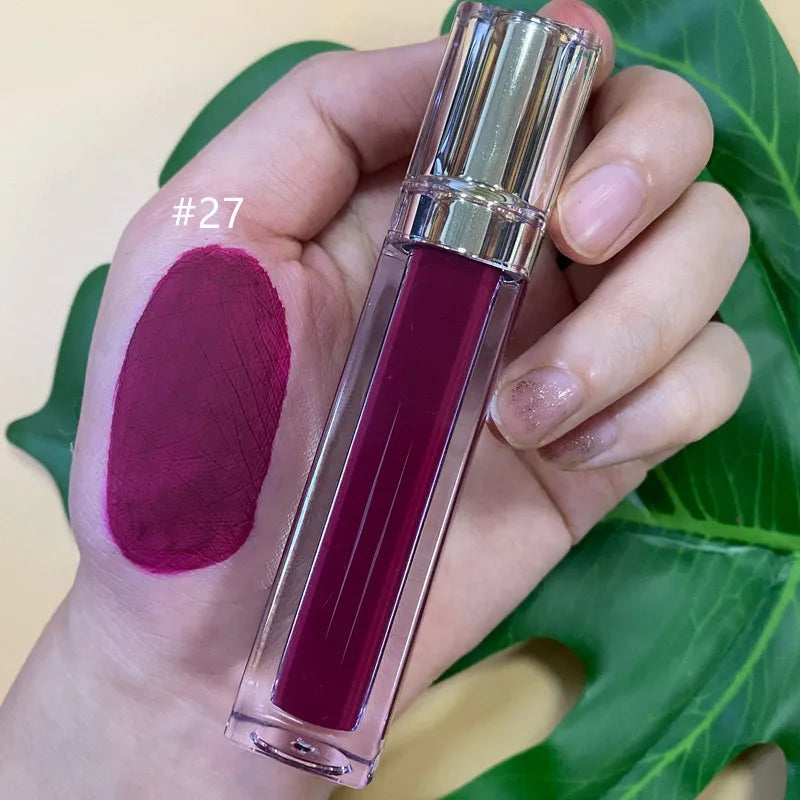Hot Selling Liquid Matte Lipstick Private Label Waterproof Makeup Lip Gloss  Lipgloss for Women Good Vibrations