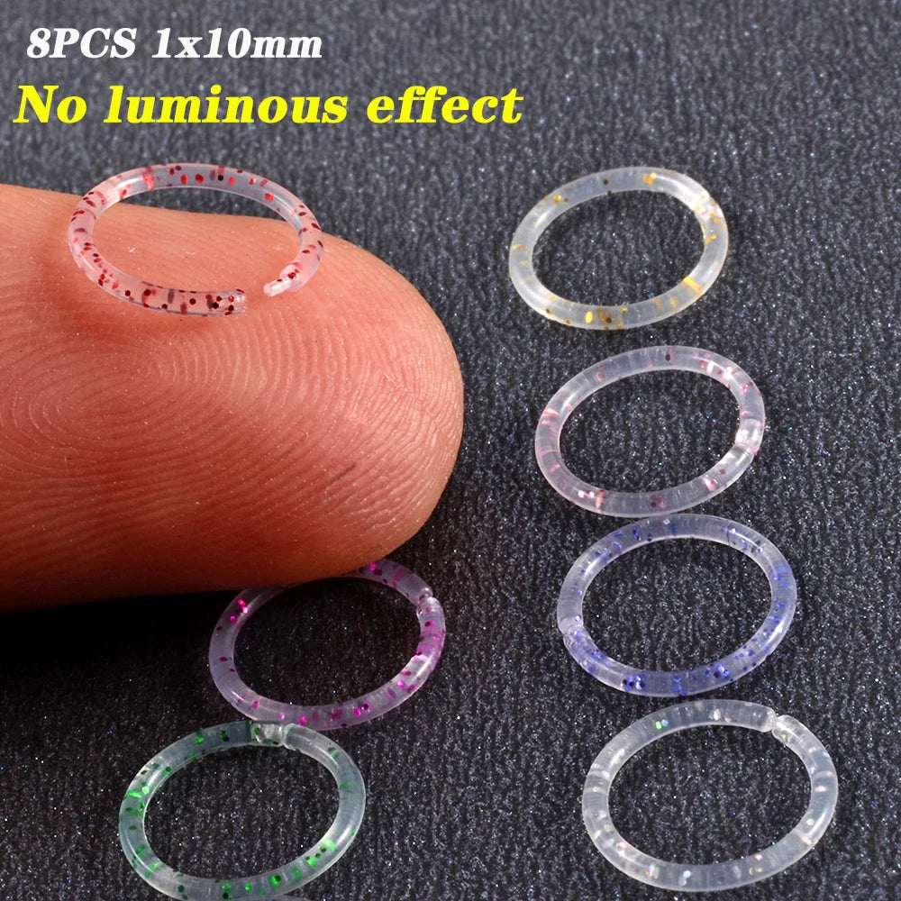 Surgical Steel Bar Tongue Rings Acrylic Glow in the dark ball Tongue Barbell Luminous Acrylic Ball Belly button Ring Piercing Good Vibrations
