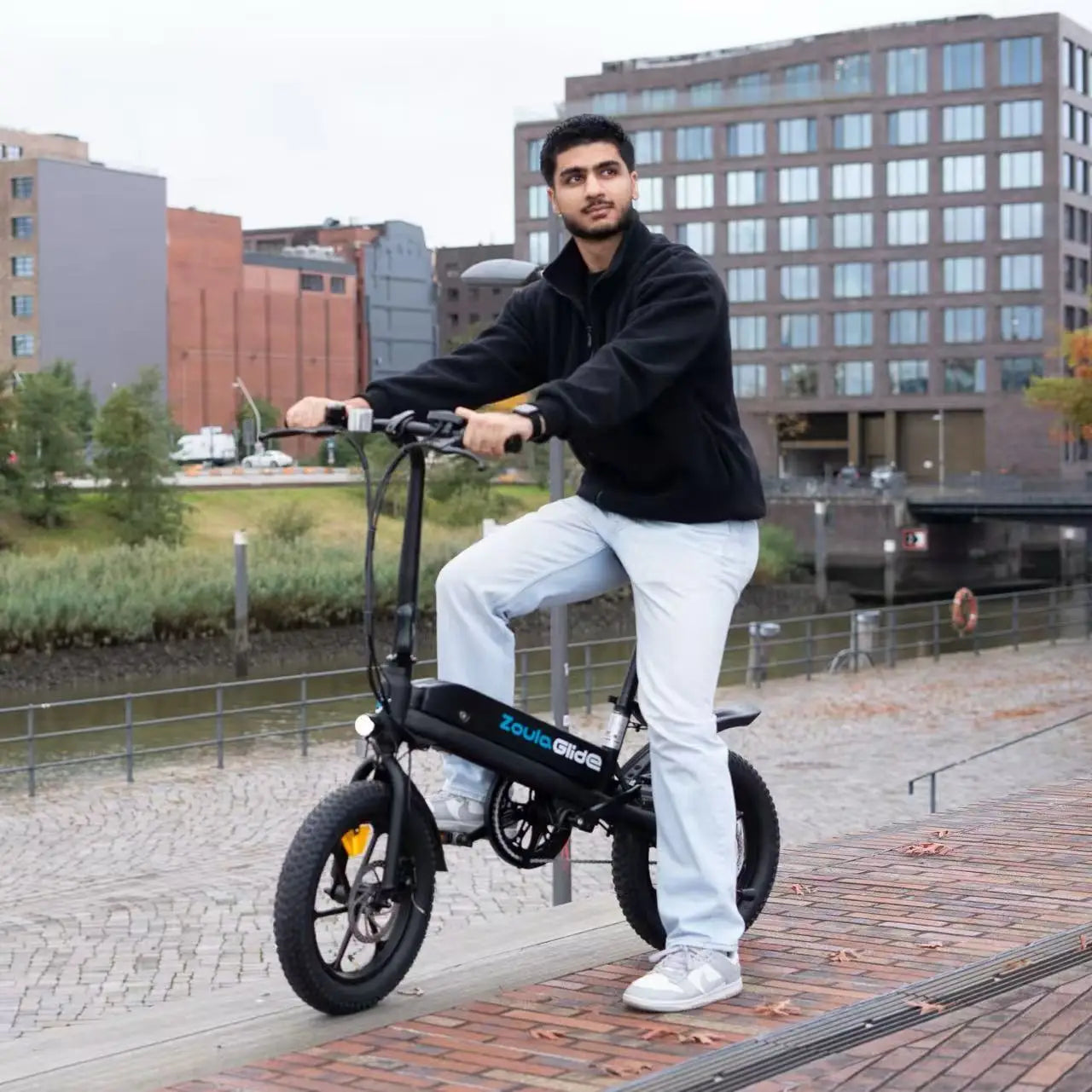 250W Fast Electric Bike for Adults, Foldable Fat Tire Sports & Chopper Ebike, Electric City Road Bike Conversion Kit Good Vibrations