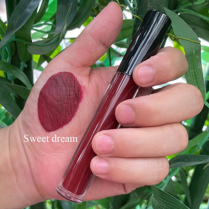 Wholesale Low Moq Matte Liquid Lipstick Vegan Private Label Waterproof Long Lasting Lip Stick Custom Liquid Lipstick Good Vibrations