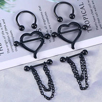 10 Style 14G Nipple Rings Nipplering for Women Straight Tongue Rings Barbell Nipple Rings Piercing Jewelry Good Vibrations Adult Super Store