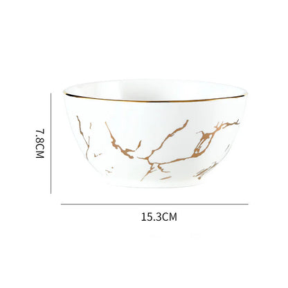 Nordic Dinner Irregular Plates Ins Gold Inlay Dinner Dish Marble Steak Plates Ceramic Dishes Tray Dinnerware Sets Drop Shipping Good Vibrations