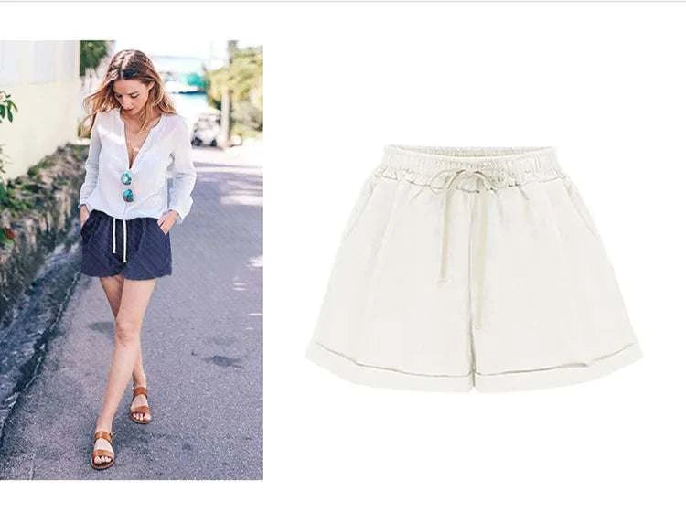 Crotchless Shorts wide-leg design for comfort and easy access