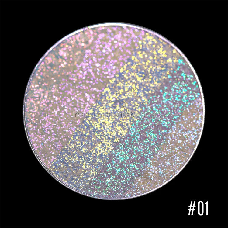 OEM Custom Logo Eye Shadow Private Label Monochrome 26mm Rainbow Multichrome Eyeshadow Good Vibrations