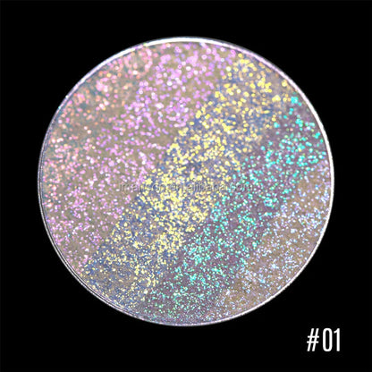 OEM Custom Logo Eye Shadow Private Label Monochrome 26mm Rainbow Multichrome Eyeshadow Good Vibrations