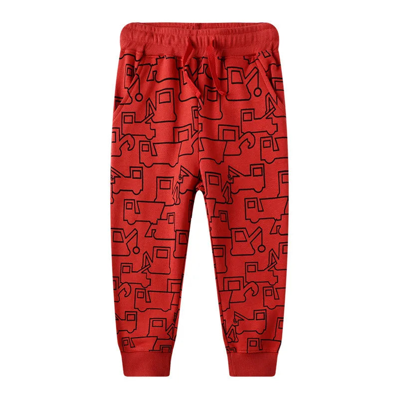 Jumping Meters Children Sweatpants Applique Cars Boys Trousers Pants Autumn Spring Baby Long Pants Fashion Boys Sport Clothing Good Vibrations