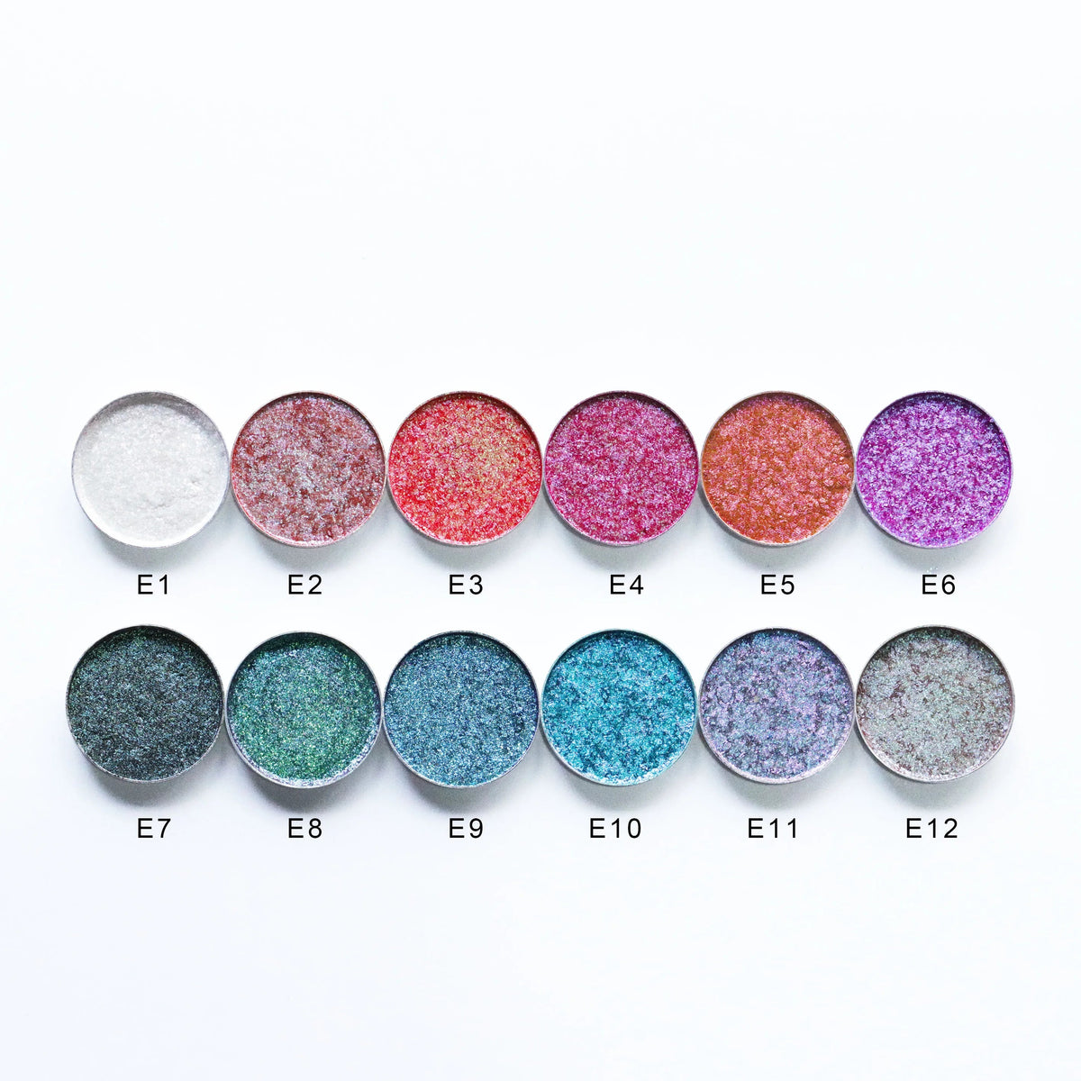 Wholesale Factory Custom Logo Vegan Waterproof Eye Shadow Palette Private Label Shape DIY Shimmer Matte Glitter Eyeshadow Good Vibrations