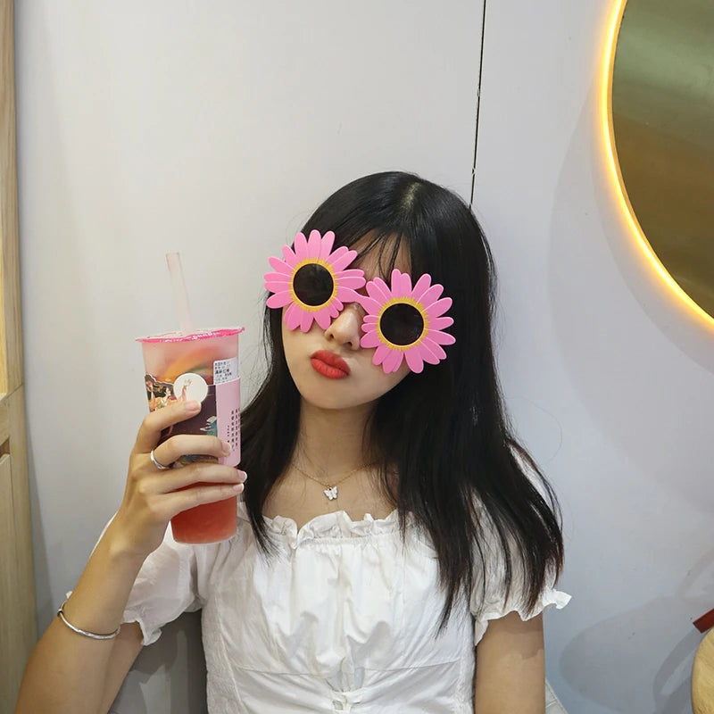 1 Pcs Sunglasses Funny Crazy Party Dress Glasses Accessories Novelty Costume Party Carnival Glasses Event Decoration Supplies Good Vibrations