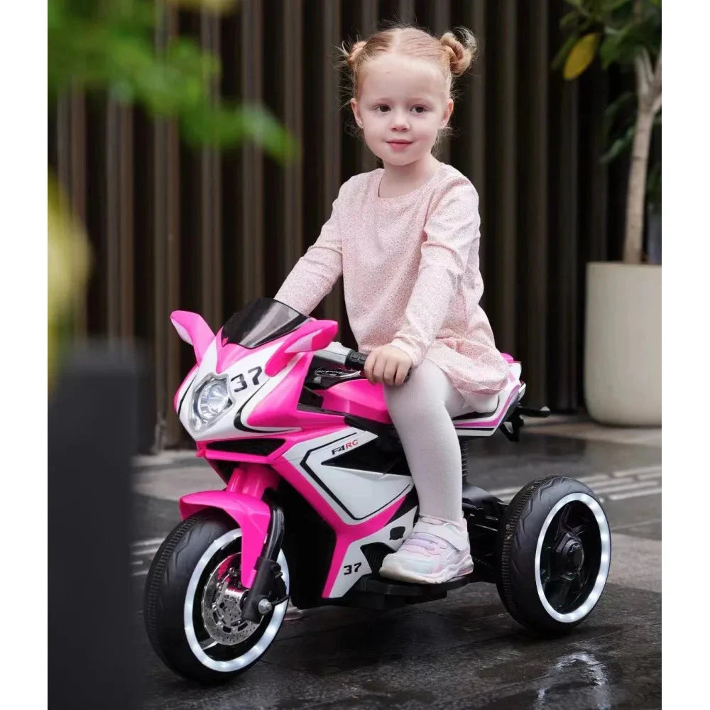 Plastic Red 6V Kids Electric Scooter/ Kids Toys Scooter/ Kids Electric Car/ Electric Ride on Motorcycle Good Vibrations