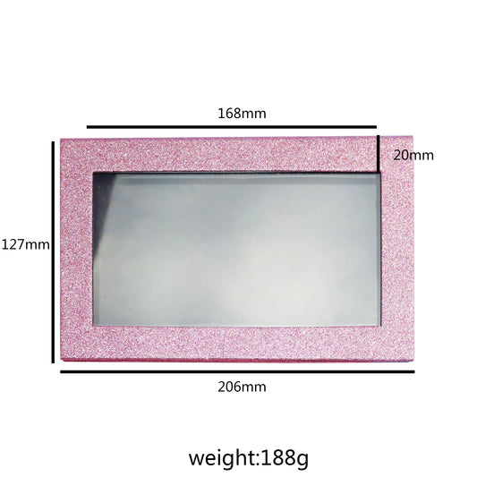 Wholesale Professional DIY Empty Magnetic Eyeshadow Palette Premium Makeup Pallette with Glitter for Eye Shadow Powder Good Vibrations