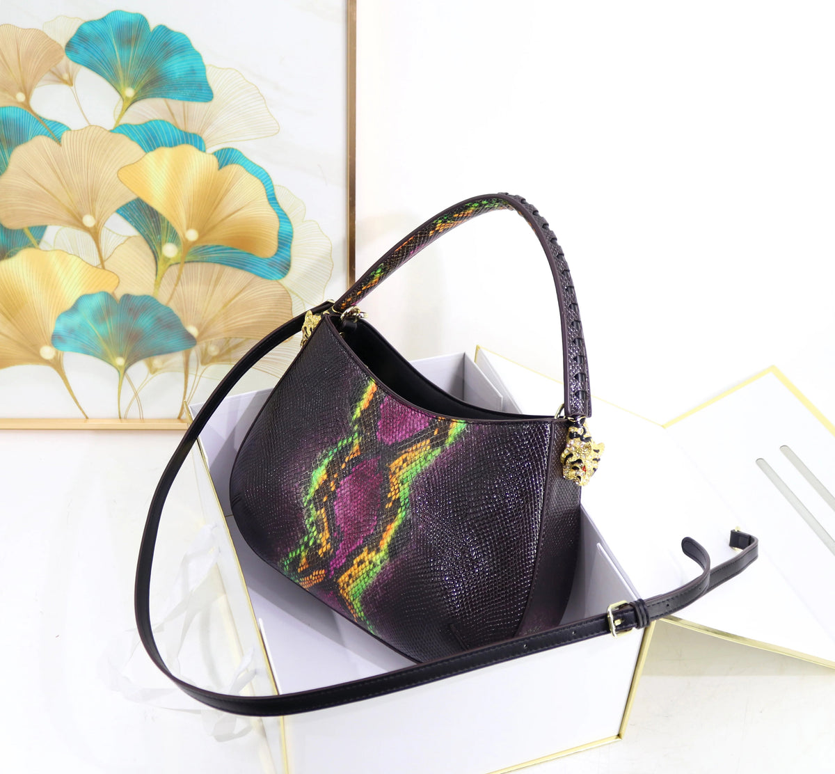 Super Product Fashion Ladies Shoulder Bag Quality Snack Leopard Printing Handbag Women Luxury Designer Bag Factory Outlet 32 cm Good Vibrations