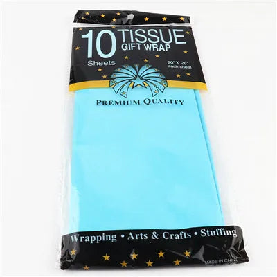 10 Pieces 50*66 Cm Tissue Paper DIY Handmade Craft Paper Flowers Gift Packing Wedding Festive Party Home Decoration Supplies Good Vibrations
