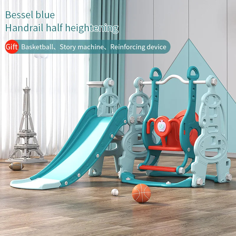 Hot Selling Indoor Playground Equipment HDPE/PE Material Sliding Slide Swing Set Playhouse Combination for Daycare Baby Play Good Vibrations