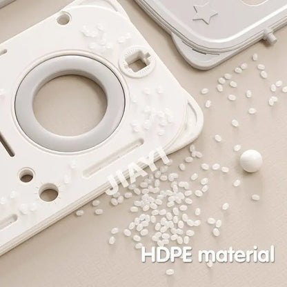 Plastic Swing Set with Slide and Playhouse for Outdoor Kids' Play for Gardens Sports Parks Schools Good Vibrations