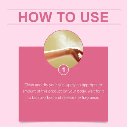 OceAura Musk Body Refreshing Moisturizing Treatment Strawberry Fragrance Perfume Spray Good Vibrations