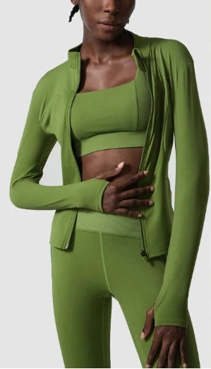 Athletic Exercise Sport Women Set Stretchy Plus Size Workout Sets Anti-static 3 Piece Women Fitness Suits Good Vibrations